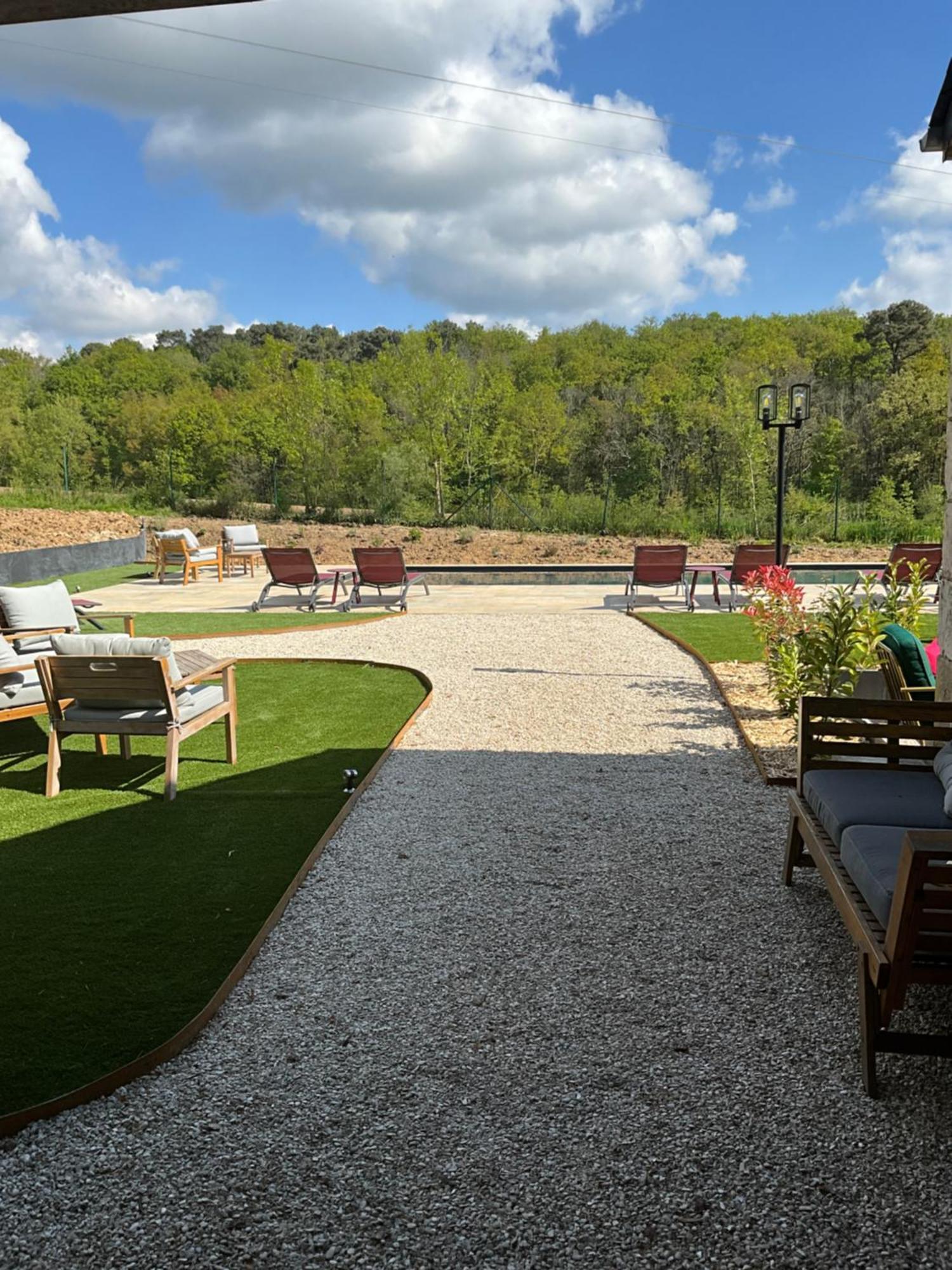Sans Souci Bed And Breakfast Luxe Heated Pool And Restaurant Luzillé Kültér fotó
