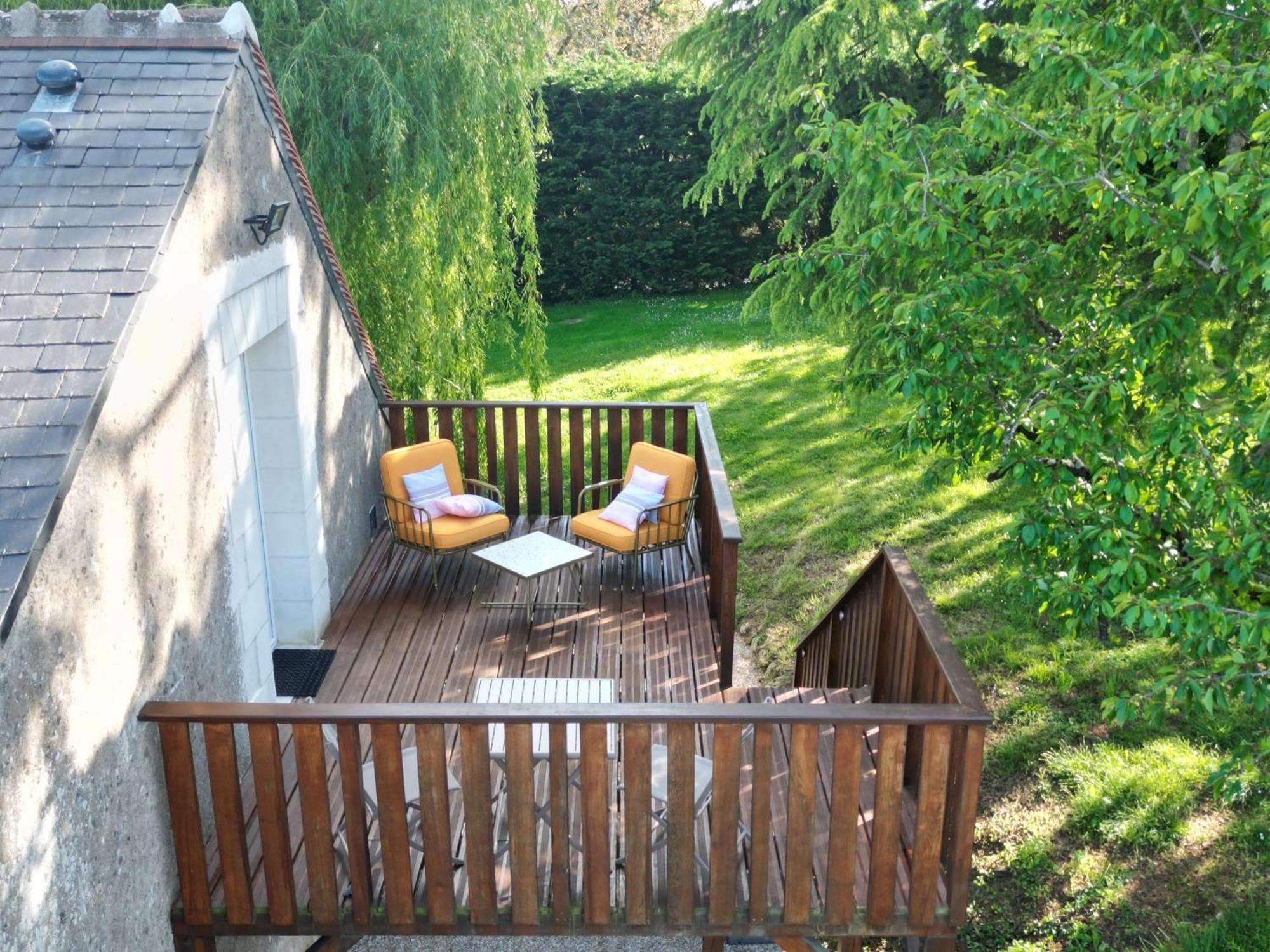 Sans Souci Bed And Breakfast Luxe Heated Pool And Restaurant Luzillé Kültér fotó