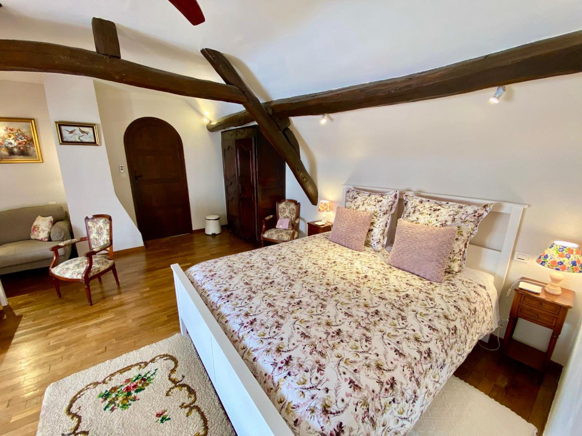 Sans Souci Bed And Breakfast Luxe Heated Pool And Restaurant Luzillé Szoba fotó